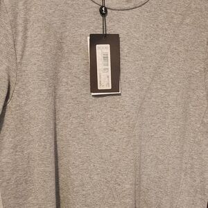 True Religion T-Shirt Men’s Large Gray Logo Casual Crew Neck Short Sleeve NWT